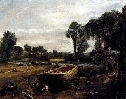 Boat-Building on the Stour, John Constable